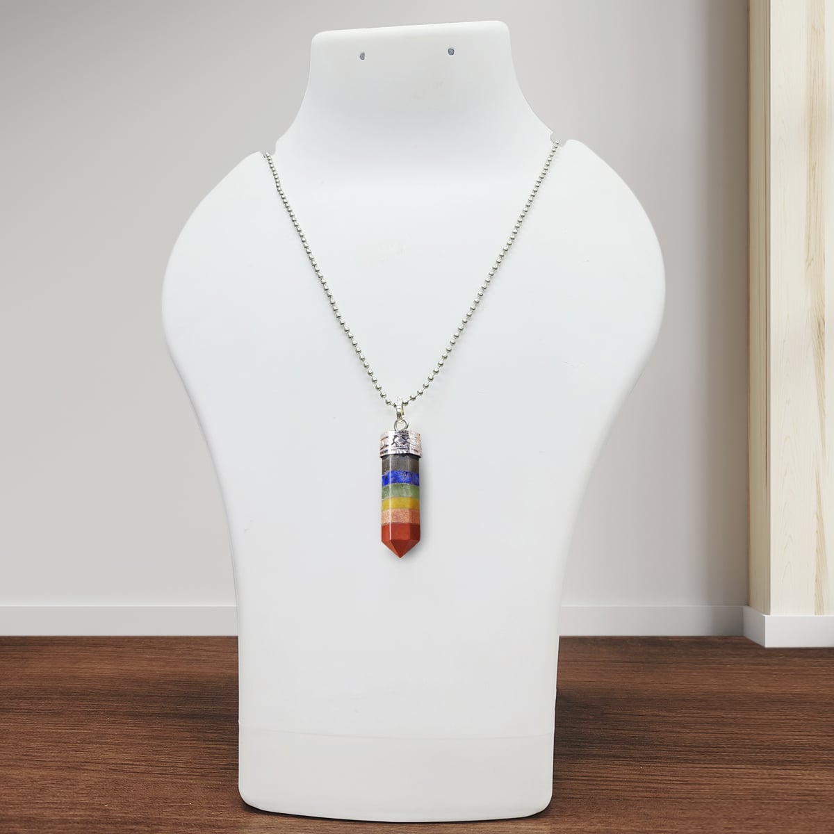 7 Chakra Pencil Pendant