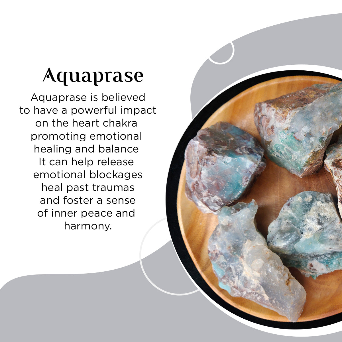 Aquaprase Rough Raw Stone