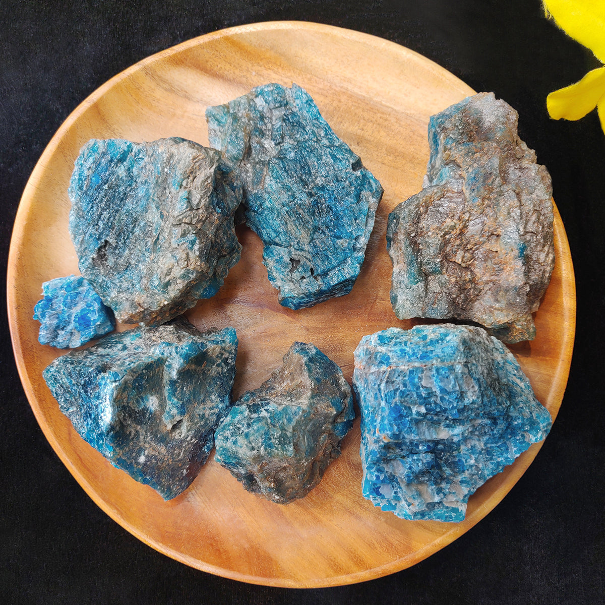 Blue Apatite Rough Raw Stone