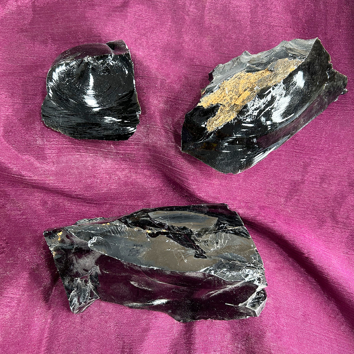 Black Obsidian Rough Raw Stone