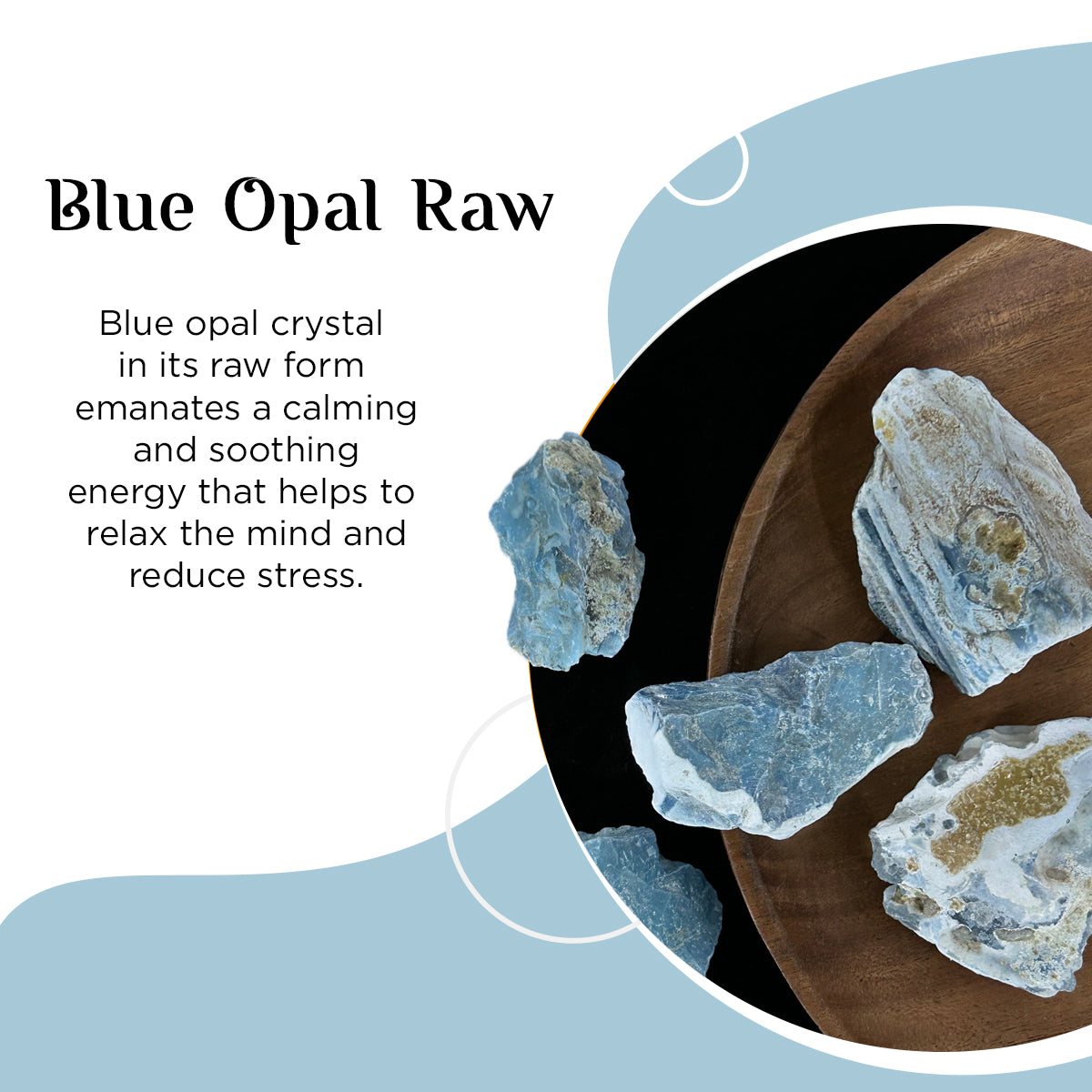 Blue Opal Rough Raw Stone