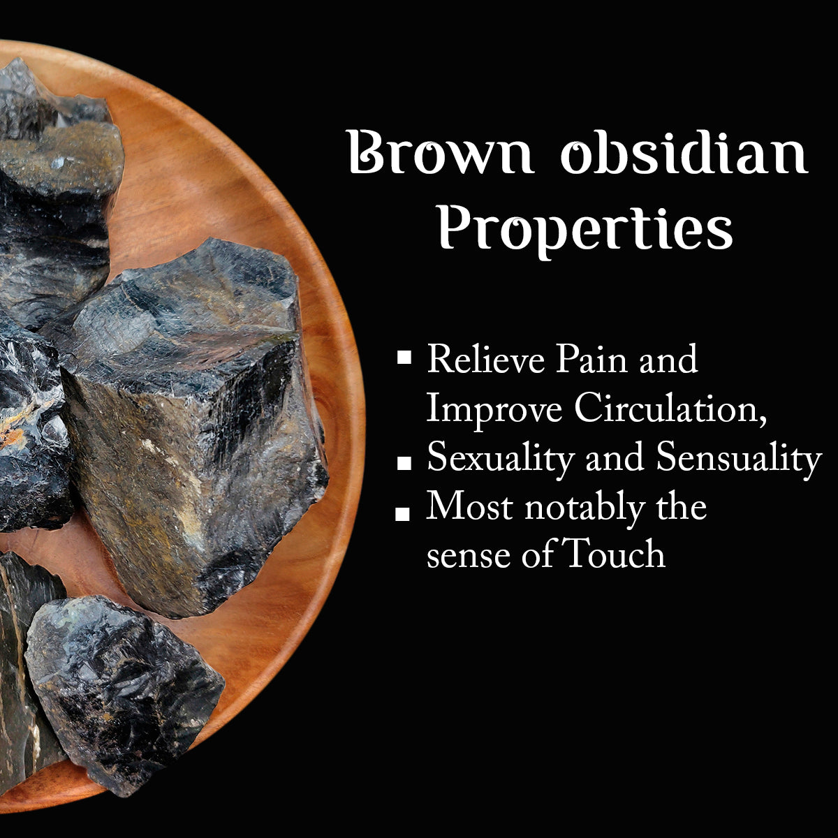 Brown Obsidian Rough Raw Stone