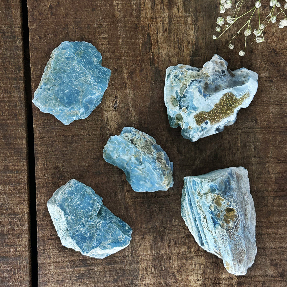 Blue Opal Rough Raw Stone