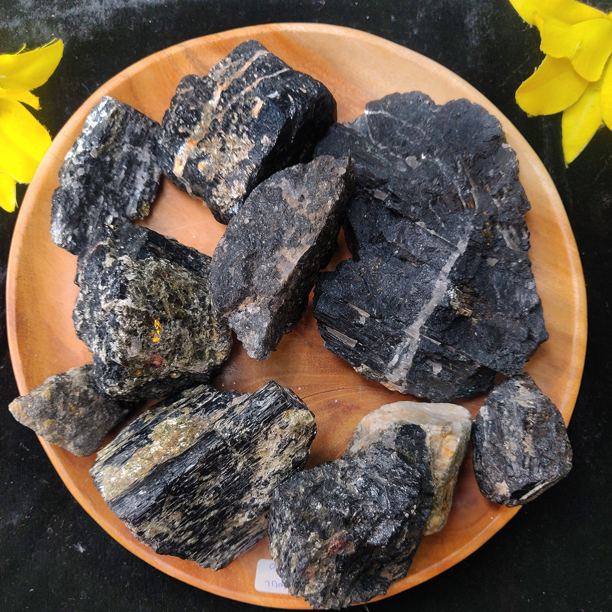 Black Tourmaline Rough Raw Stone