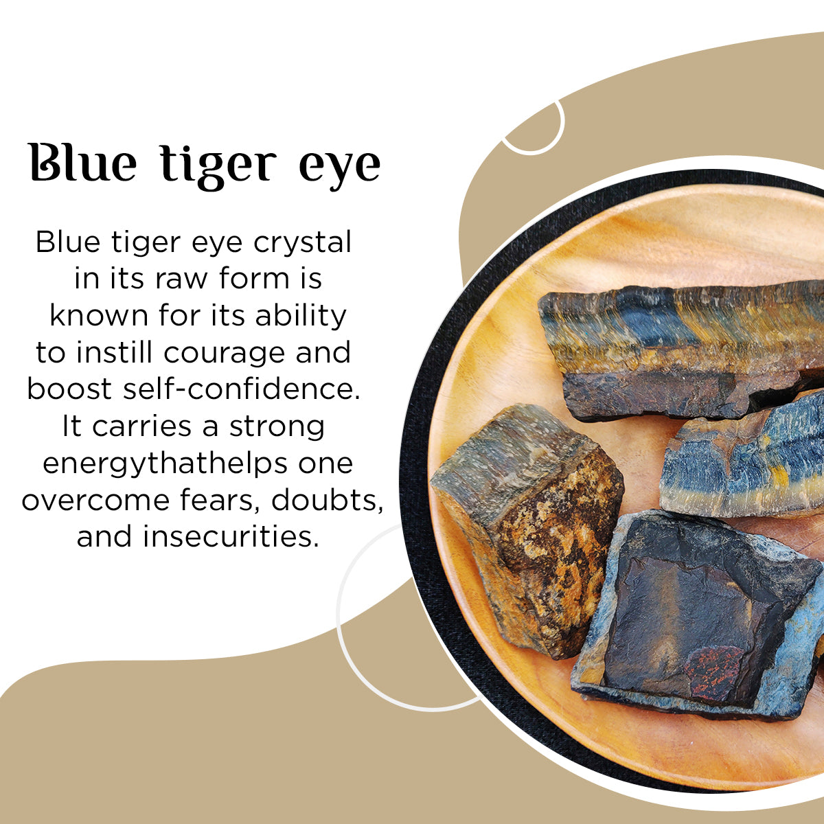 Blue Tiger Eye Rough Raw Stone