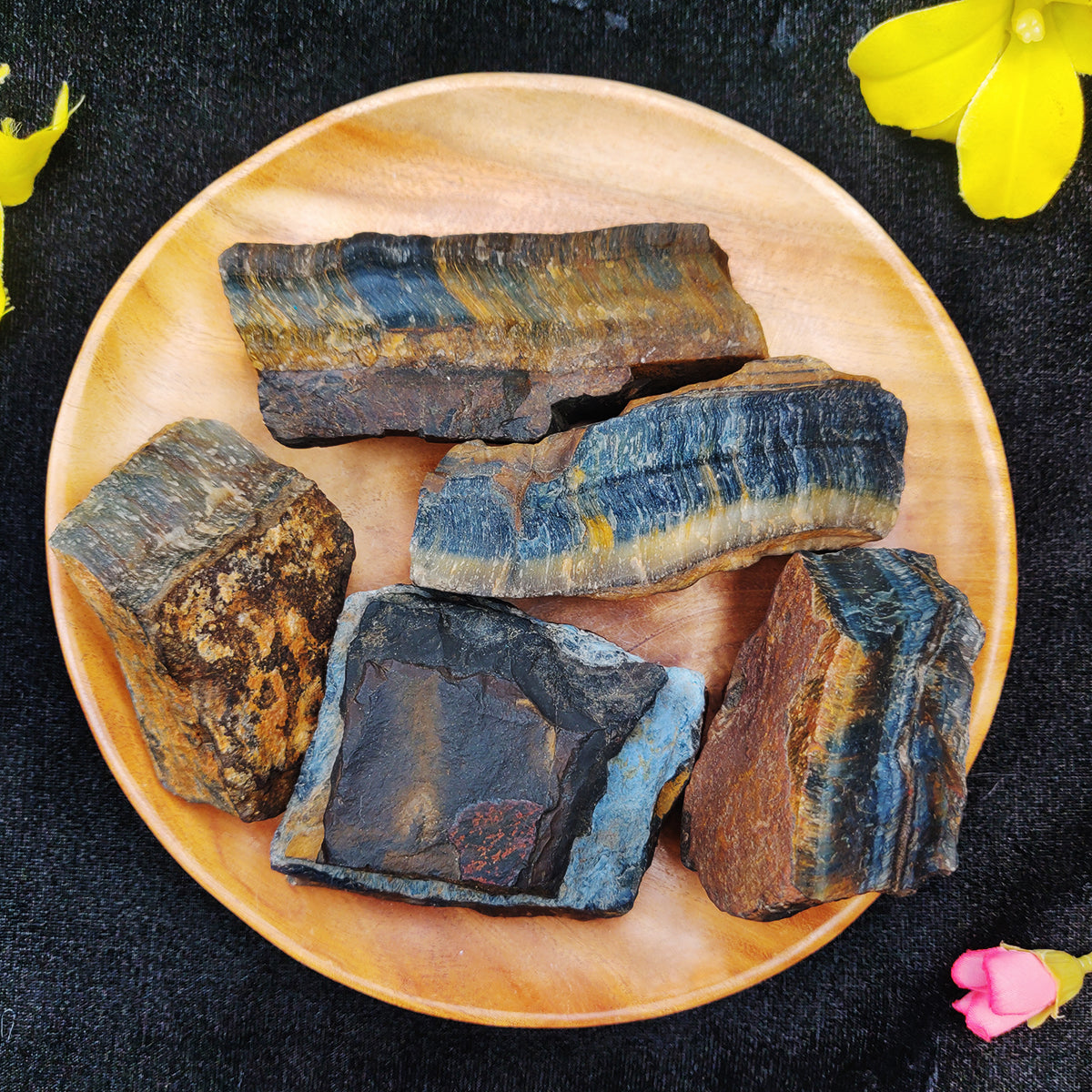 Blue Tiger Eye Rough Raw Stone