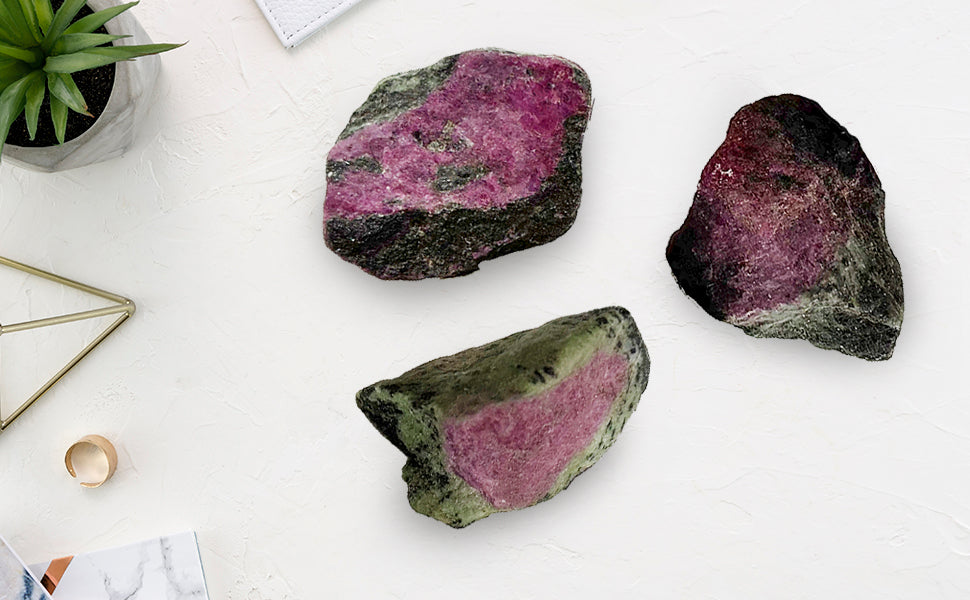 Ruby Zoisite Raw Rough Stone