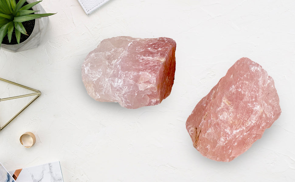 Rose Quartz Raw Rough Stone