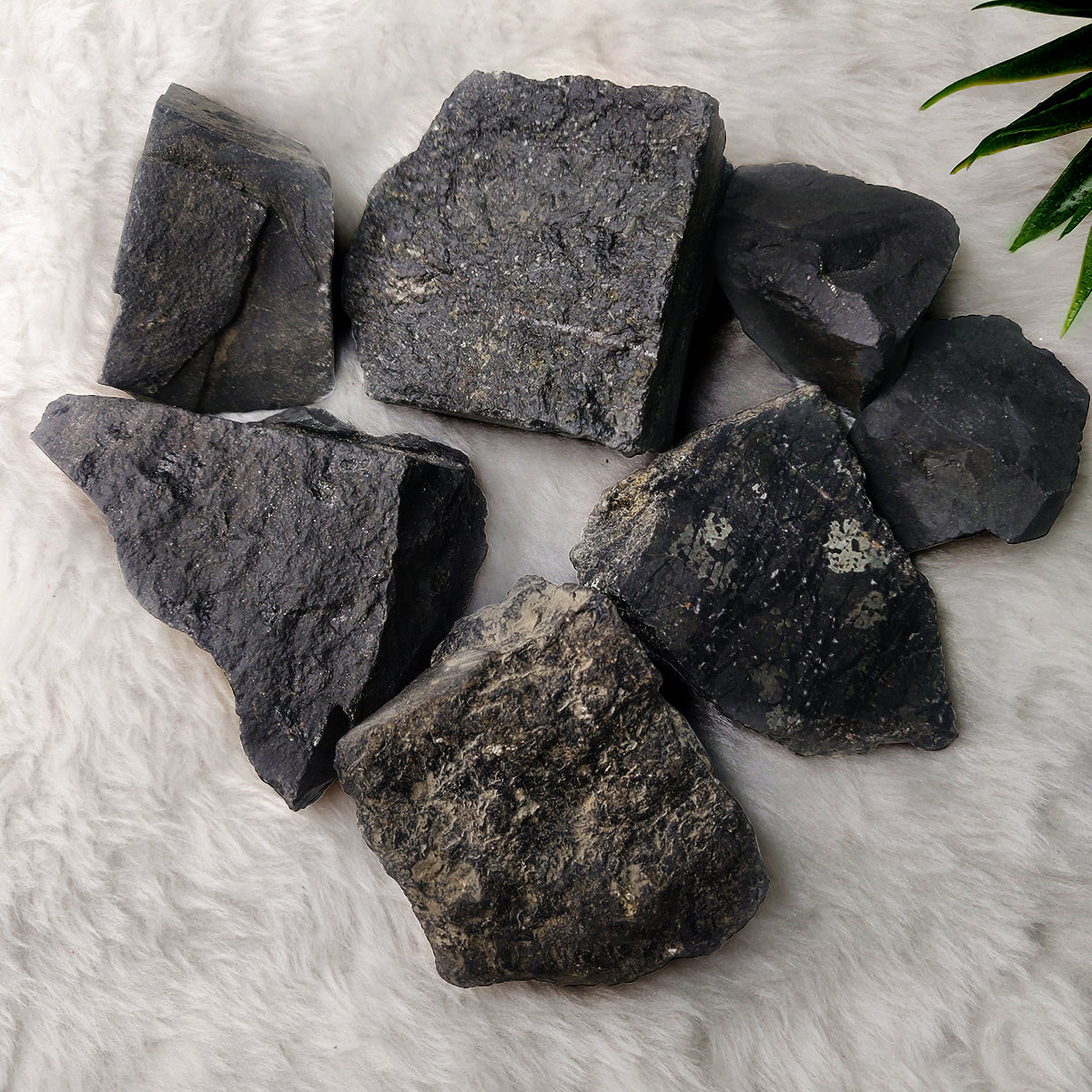 Black Agate Rough Raw Stone