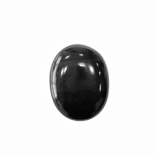 Black Obsidian Palm Stone