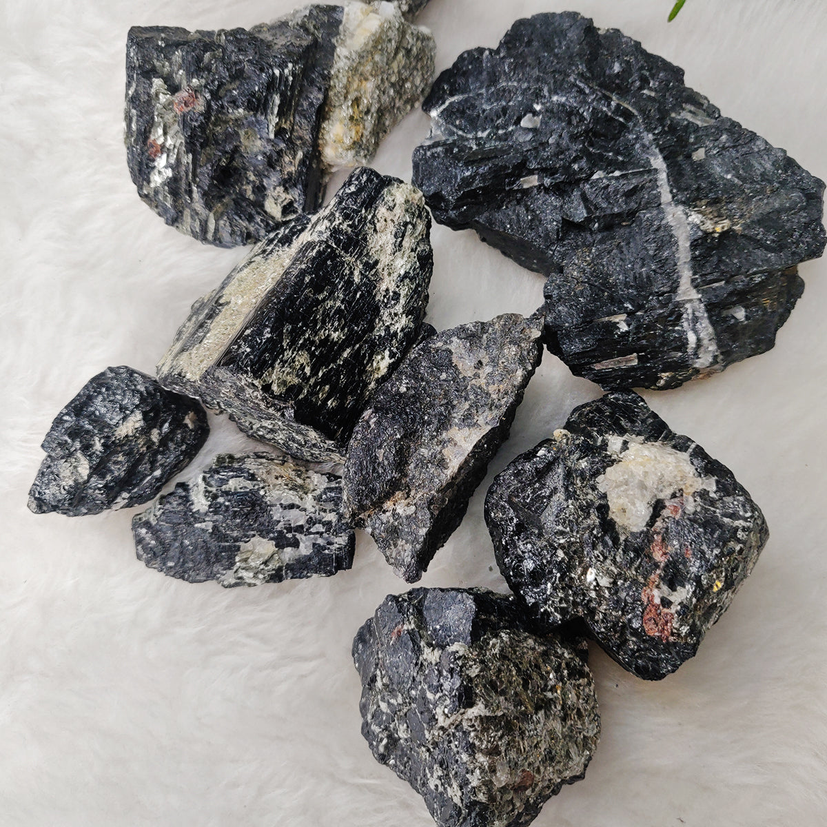 Black Tourmaline Rough Raw Stone