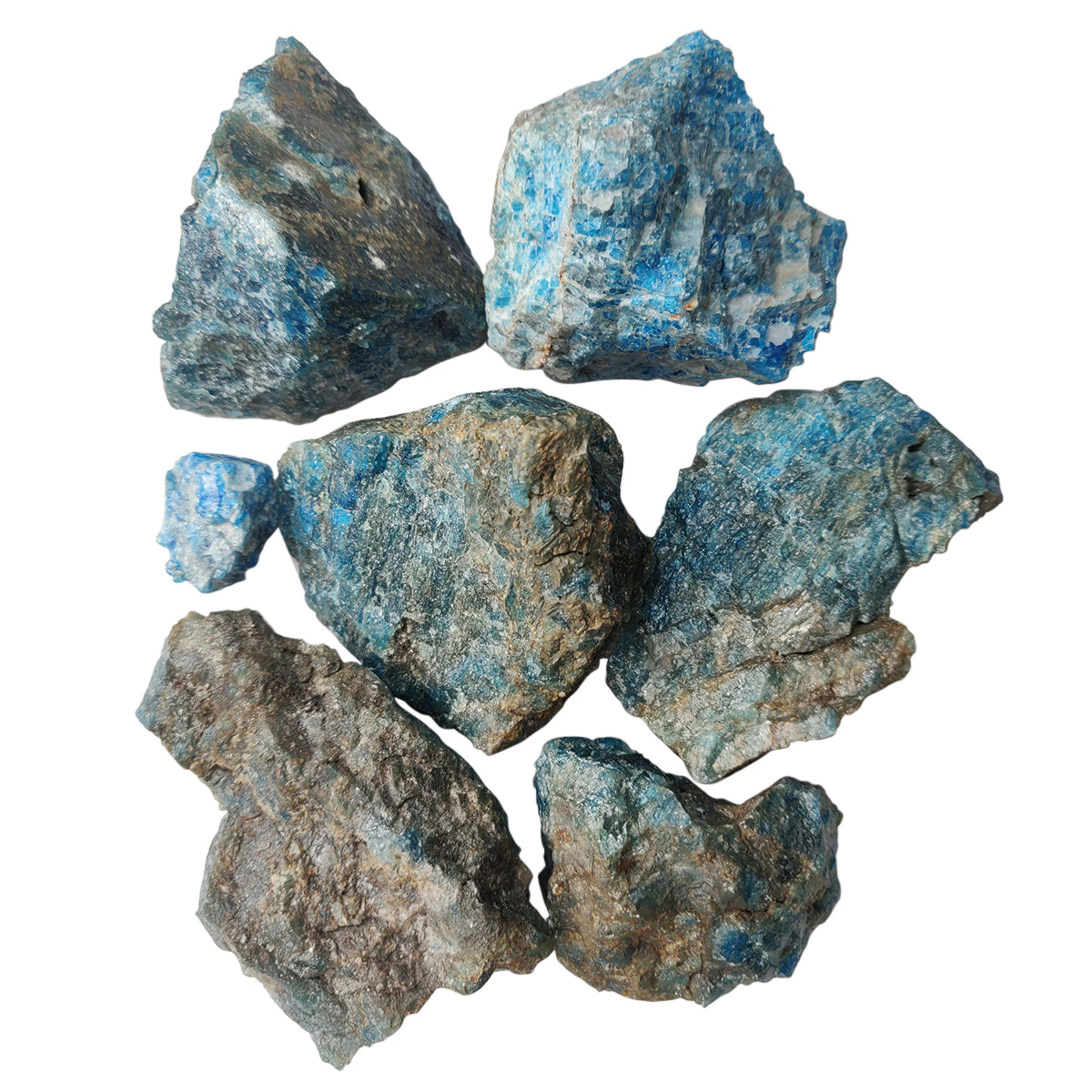 Blue Apatite Rough Raw Stone