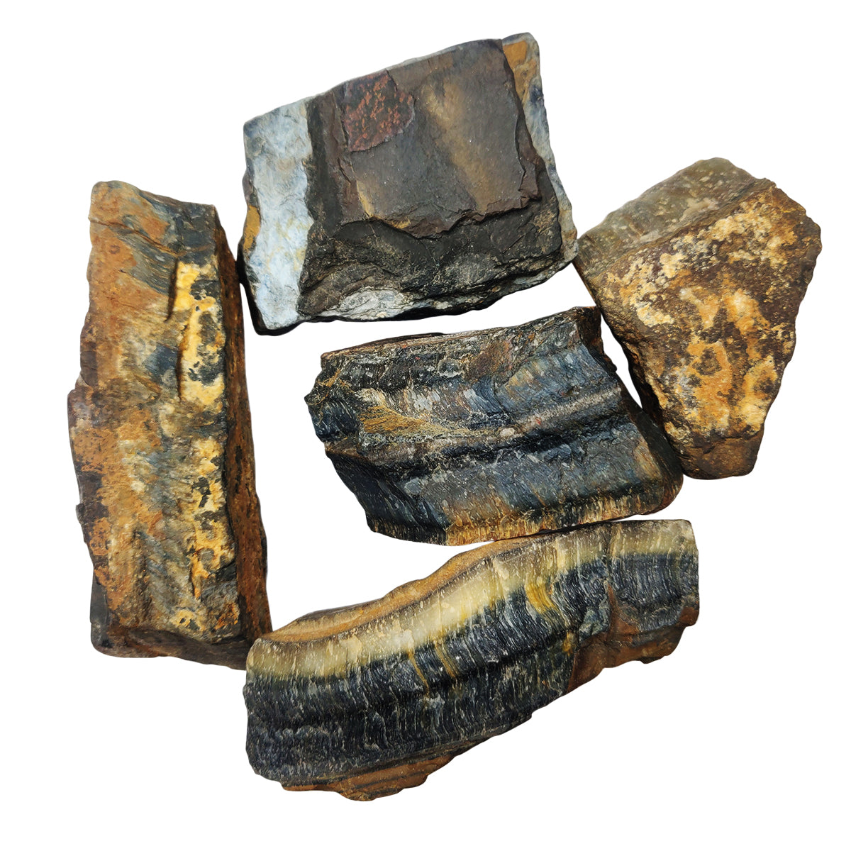 Blue Tiger Eye Rough Raw Stone