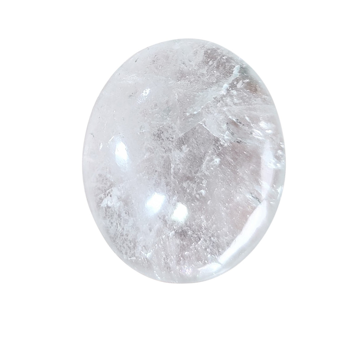 Clear Quartz Palm Stone