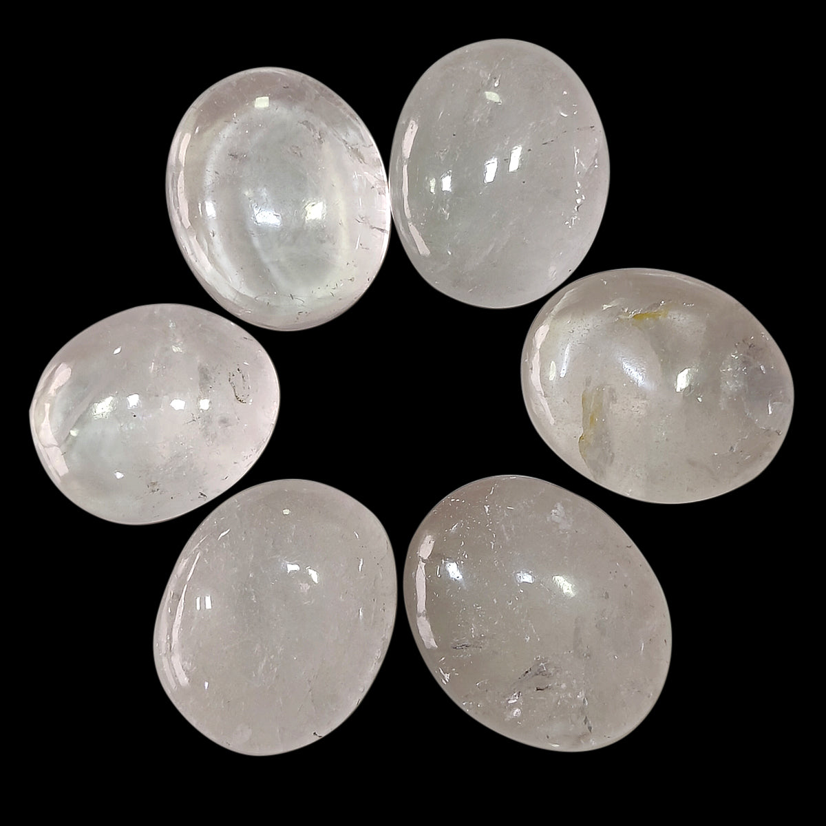 Clear Quartz Palm Stone