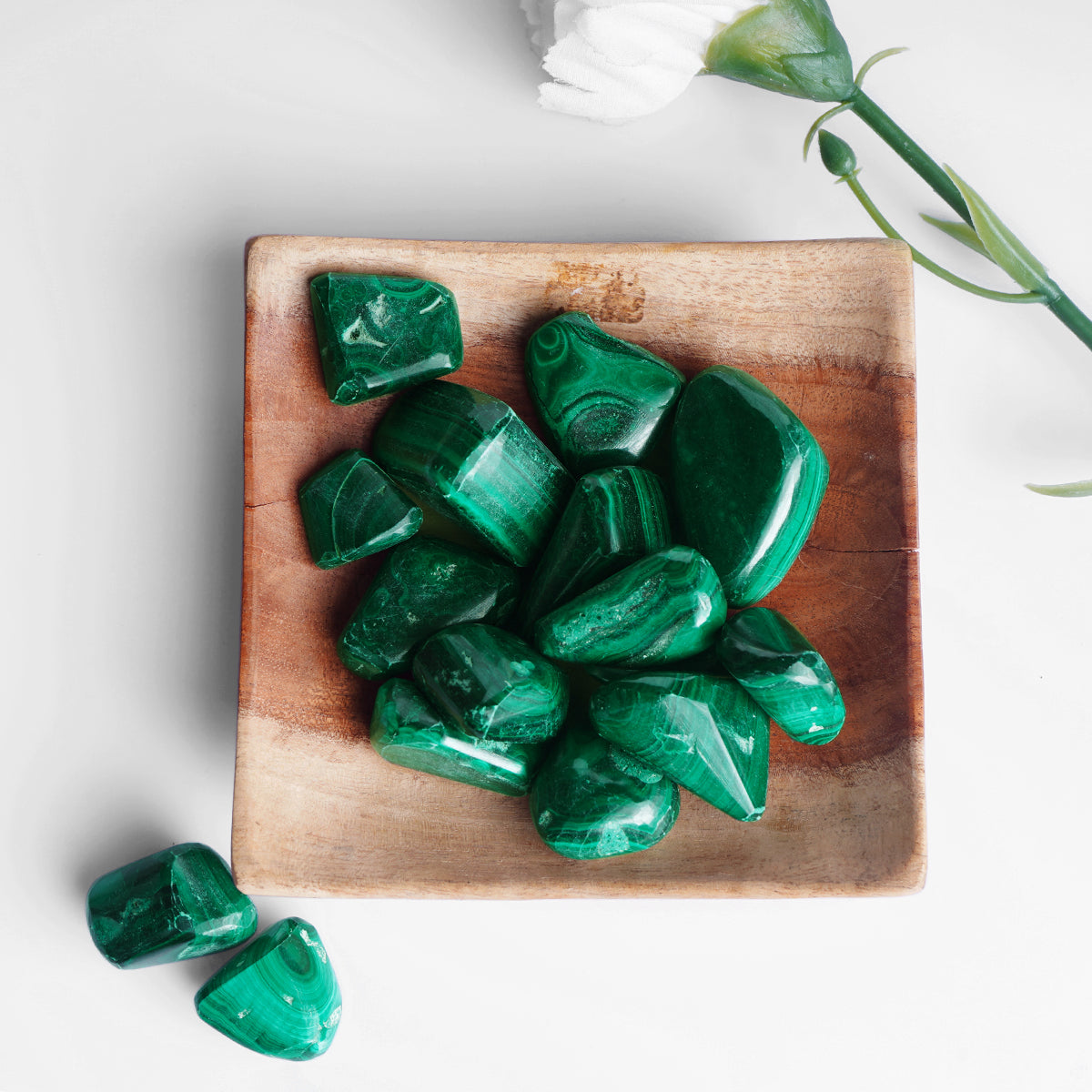 Natural Malachite Tumble