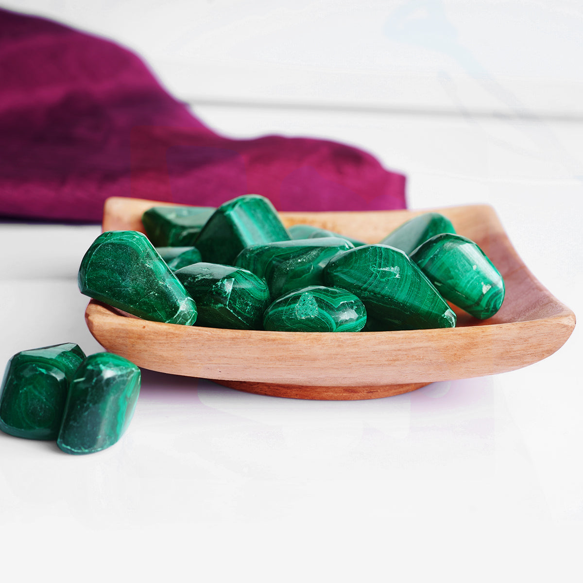 Natural Malachite Tumble