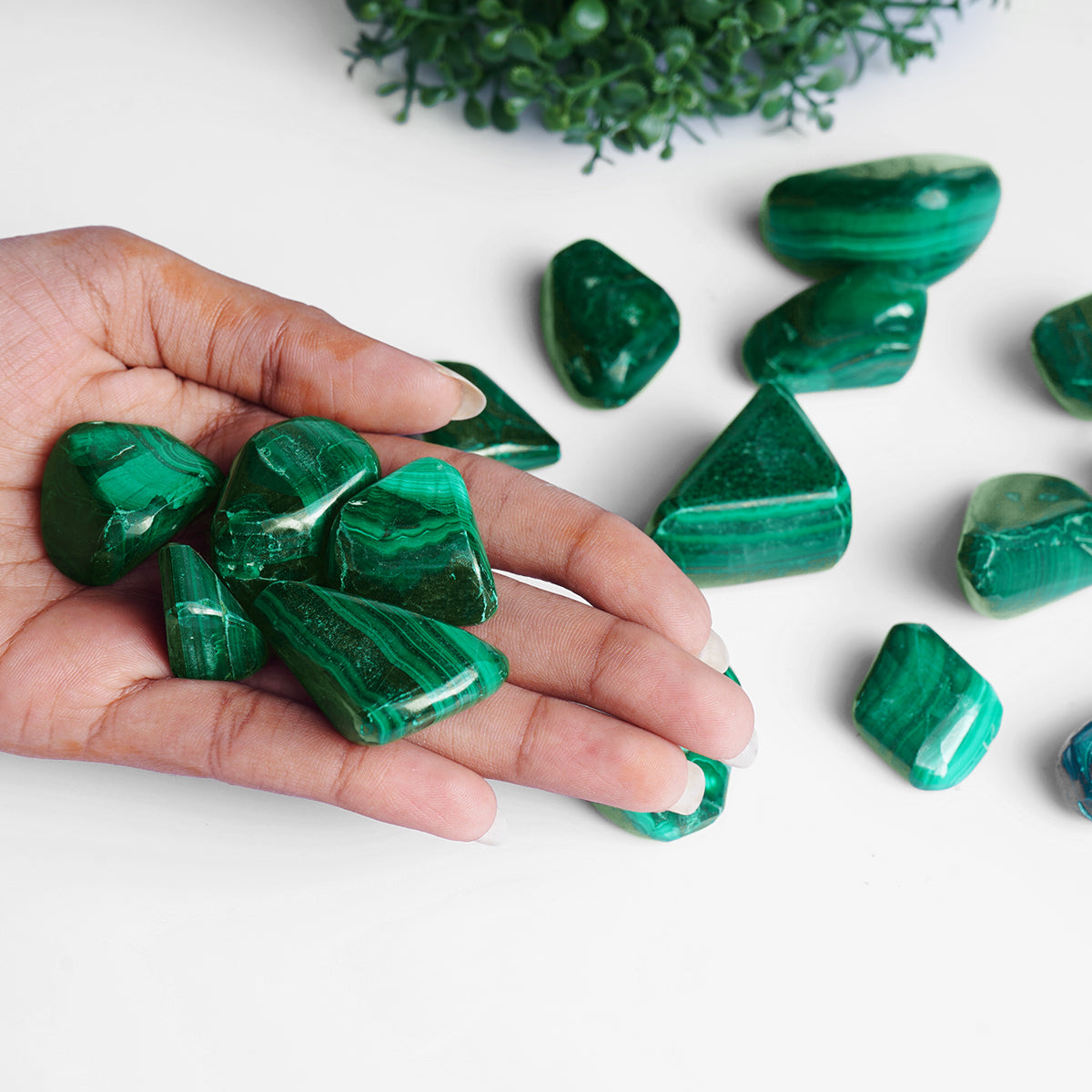 Natural Malachite Tumble