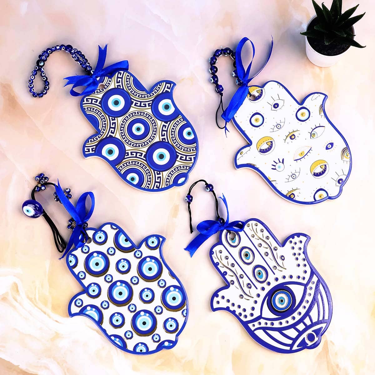 Evil Eye Hamsa Hand Wall Hanging