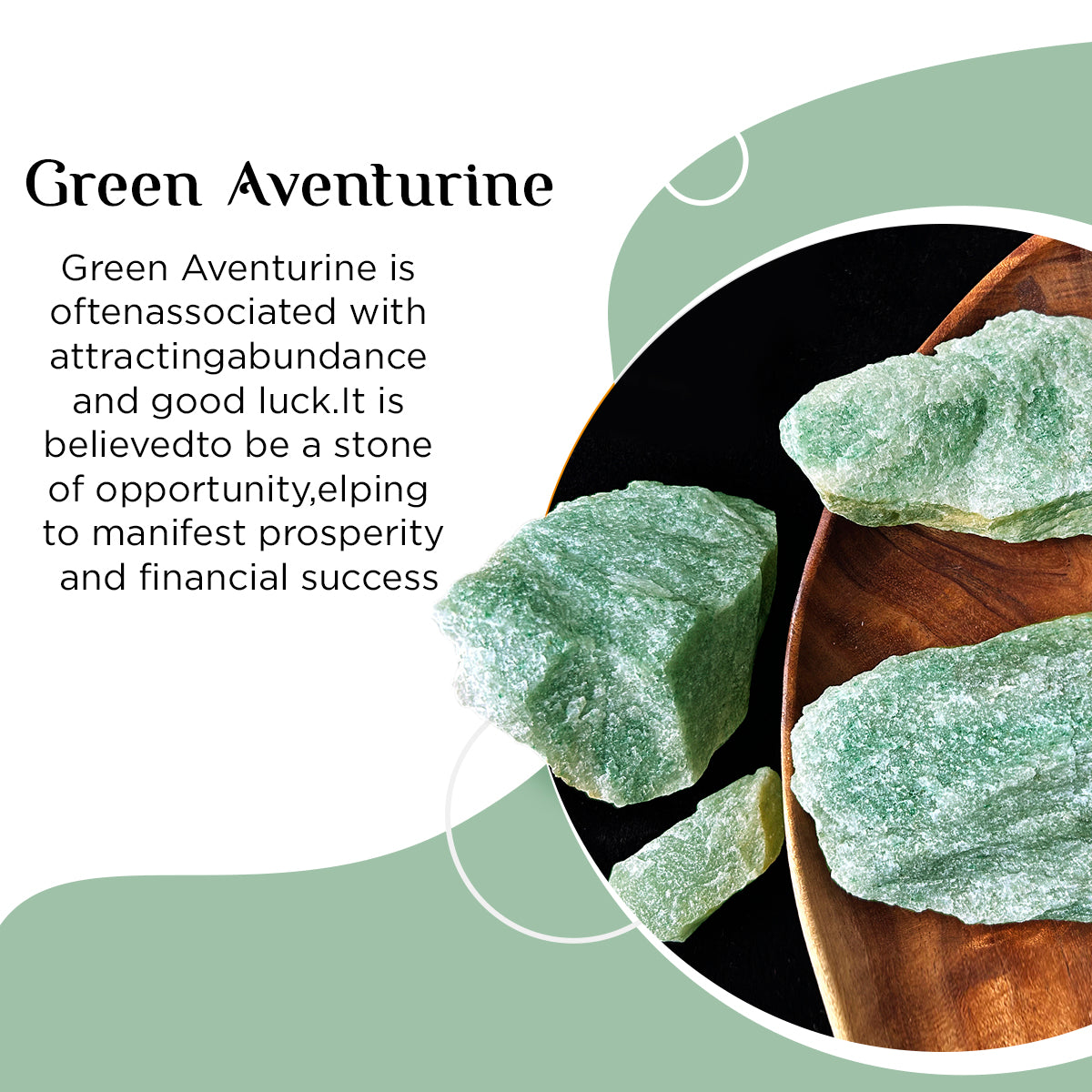 Green Aventurine Rough Raw Stone