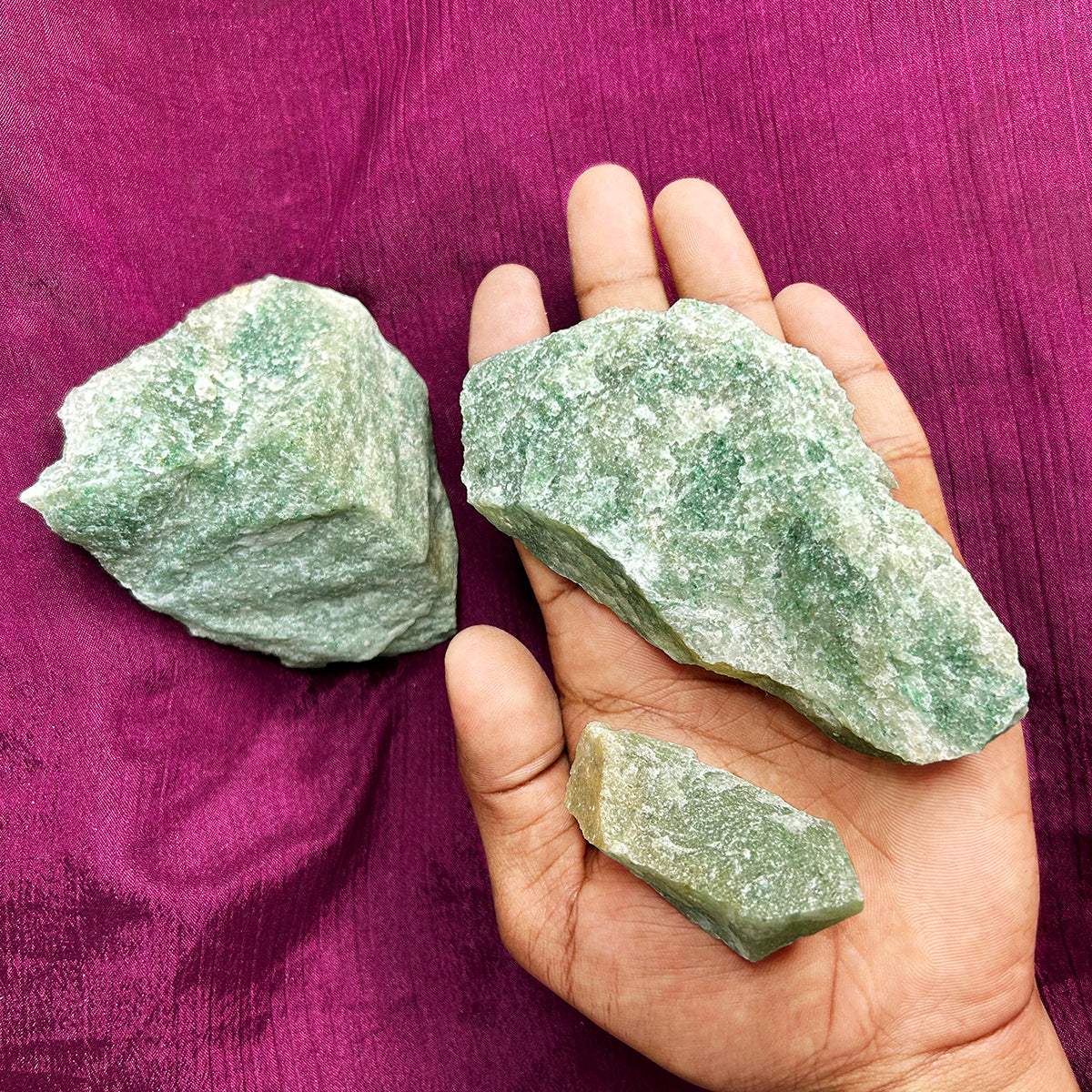 Green Aventurine Rough Raw Stone