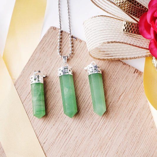 Green Aventurine Pencil Pendant