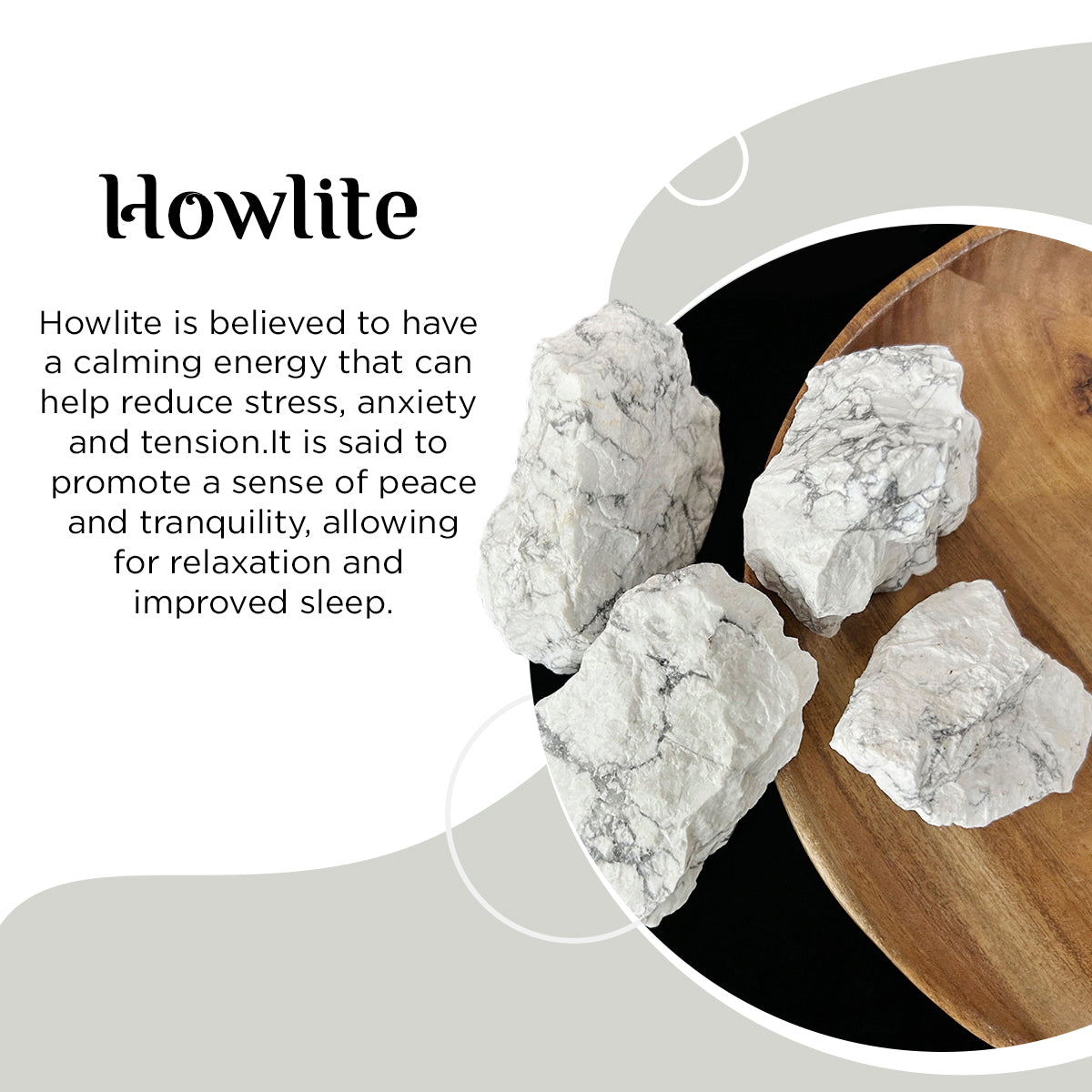 Howlite Rough Raw Stone