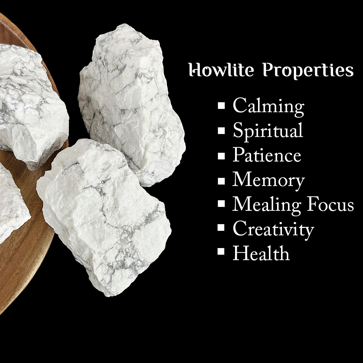 Howlite Rough Raw Stone