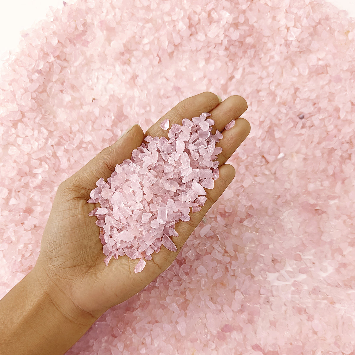 Rose Quartz Chips