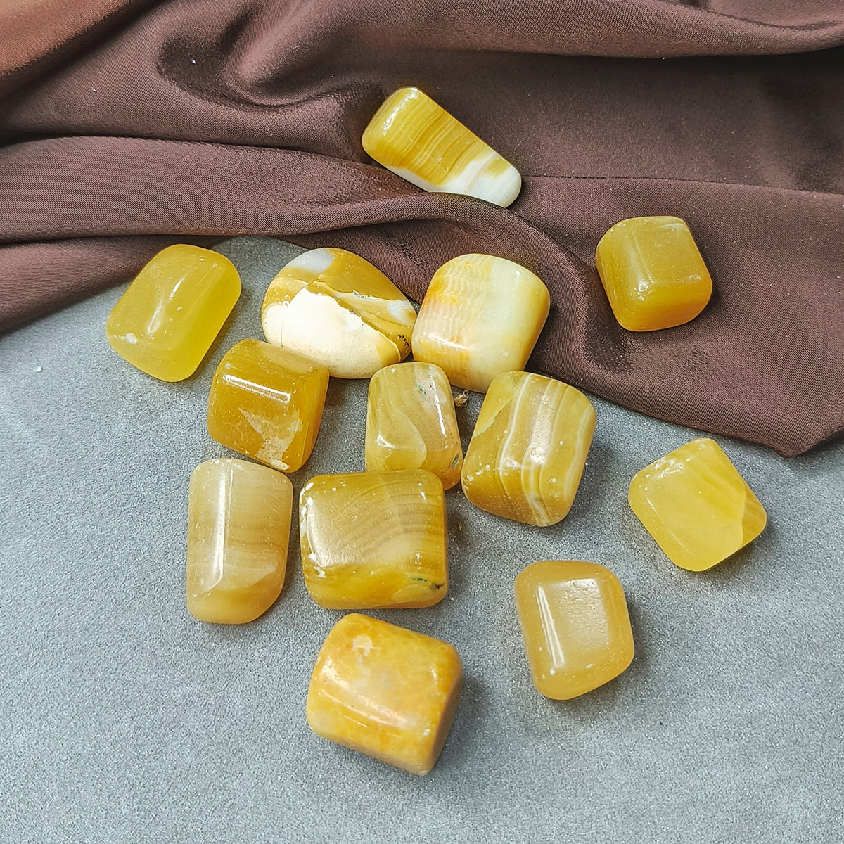 Honey Calcite Tumble