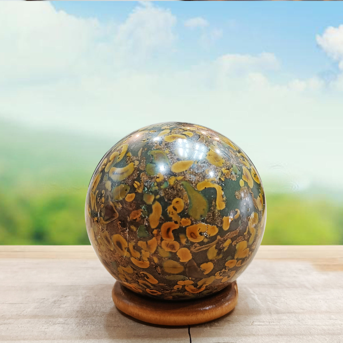 Ajooba Jasper Sphere