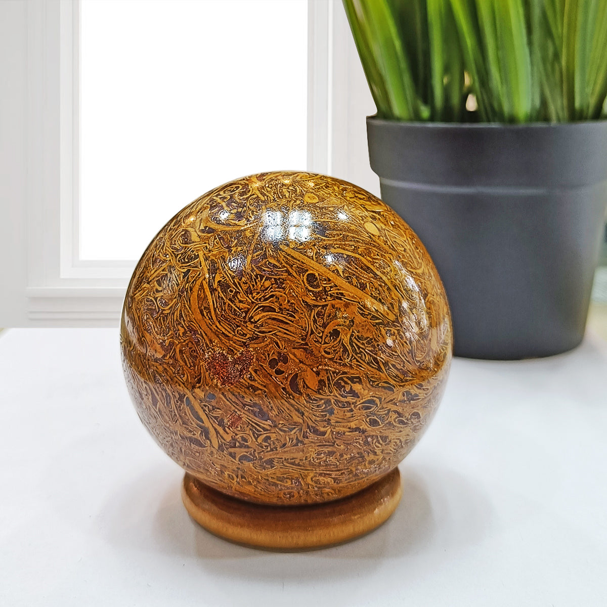 Mariam Jasper Sphere Ball