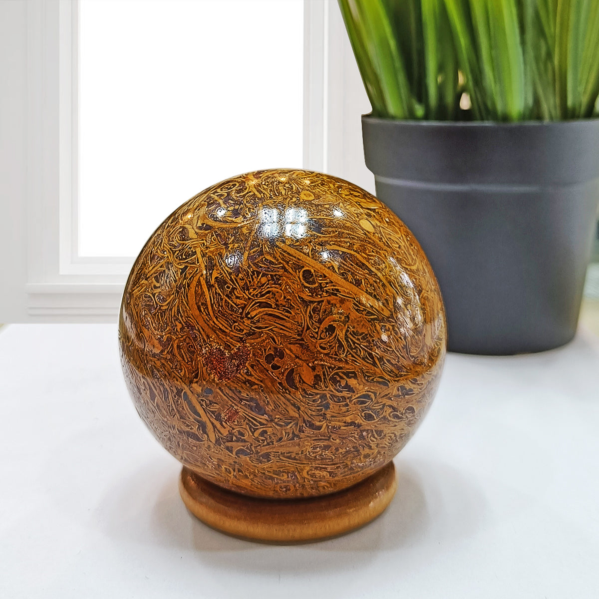 Mariam Jasper Sphere Ball