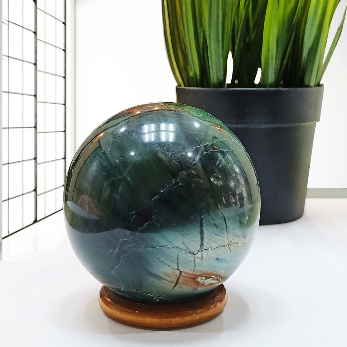 Green Jade Sphere ball