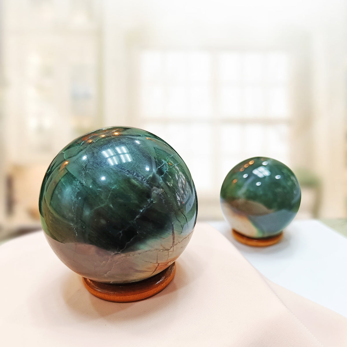 Green Jade Sphere ball