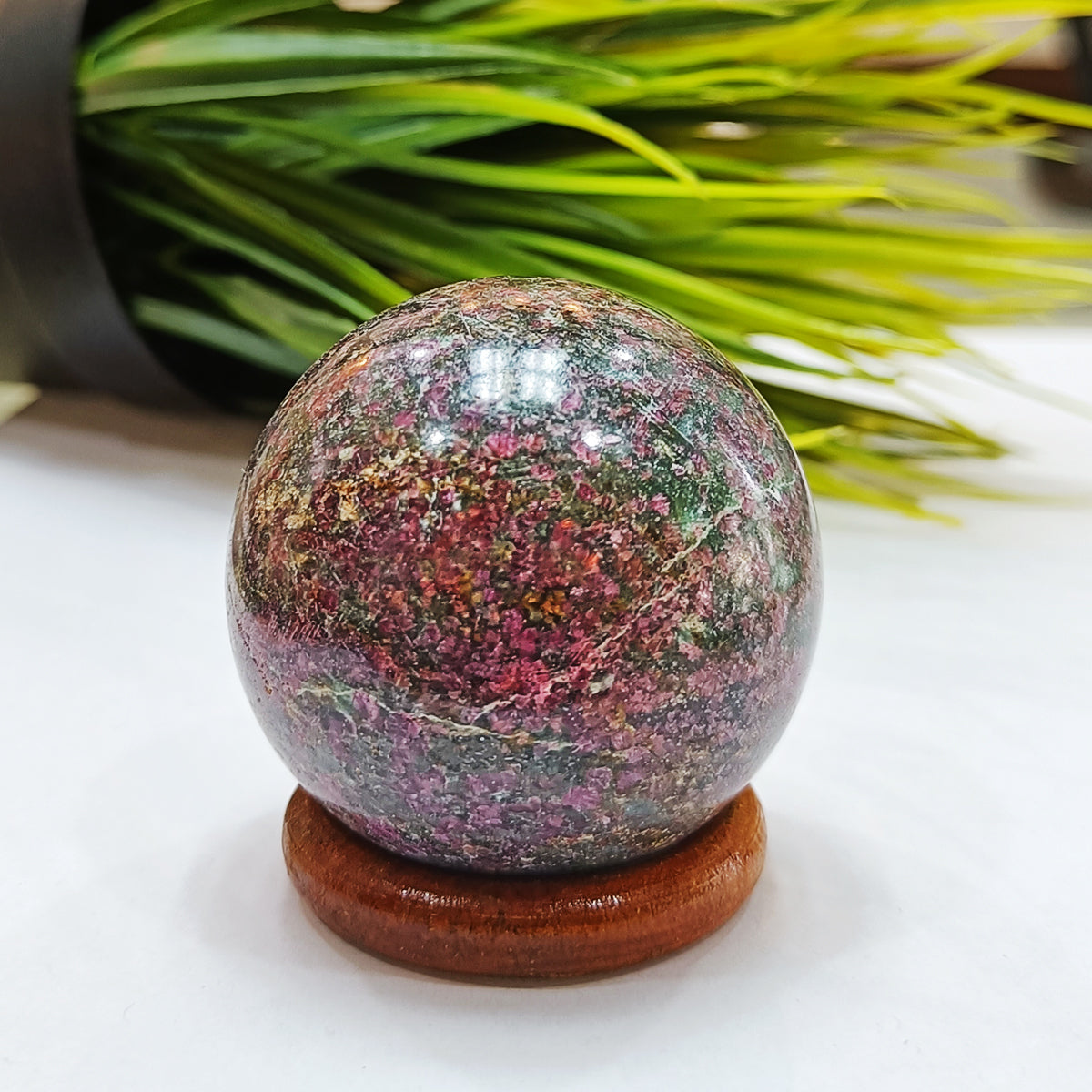 Ruby Kyanite Sphere Ball