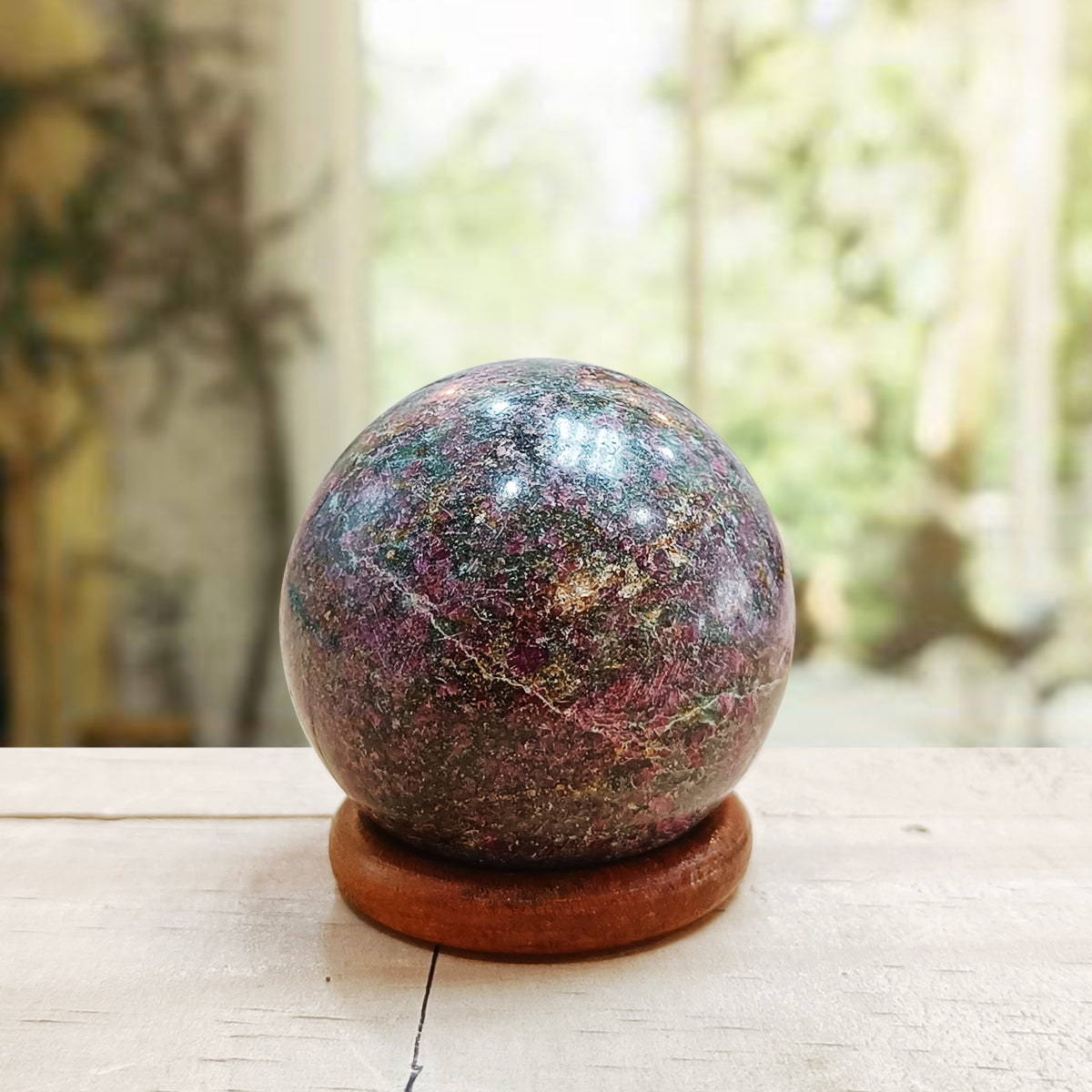 Ruby Kyanite Sphere Ball