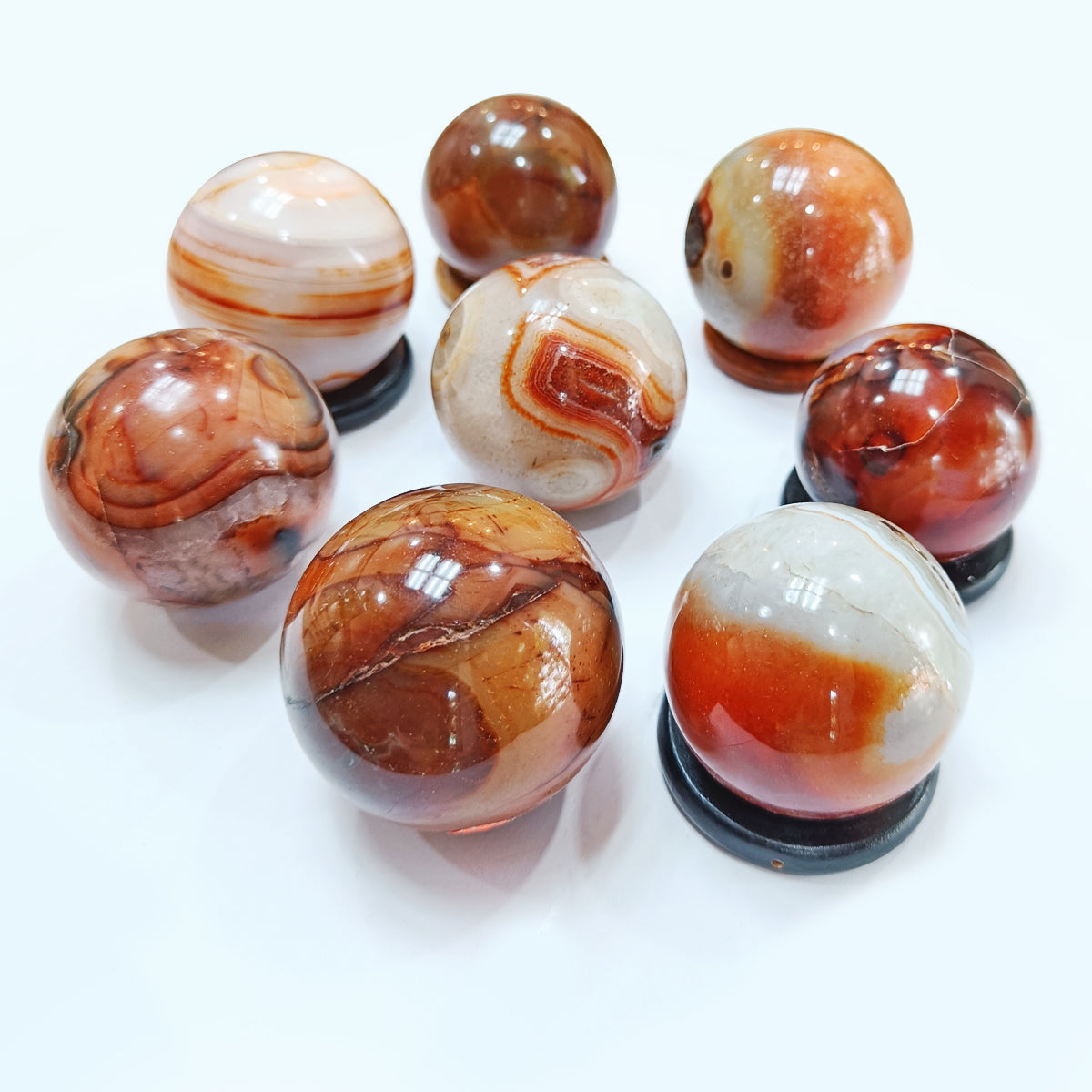 Orange Carnelian Sphere Ball