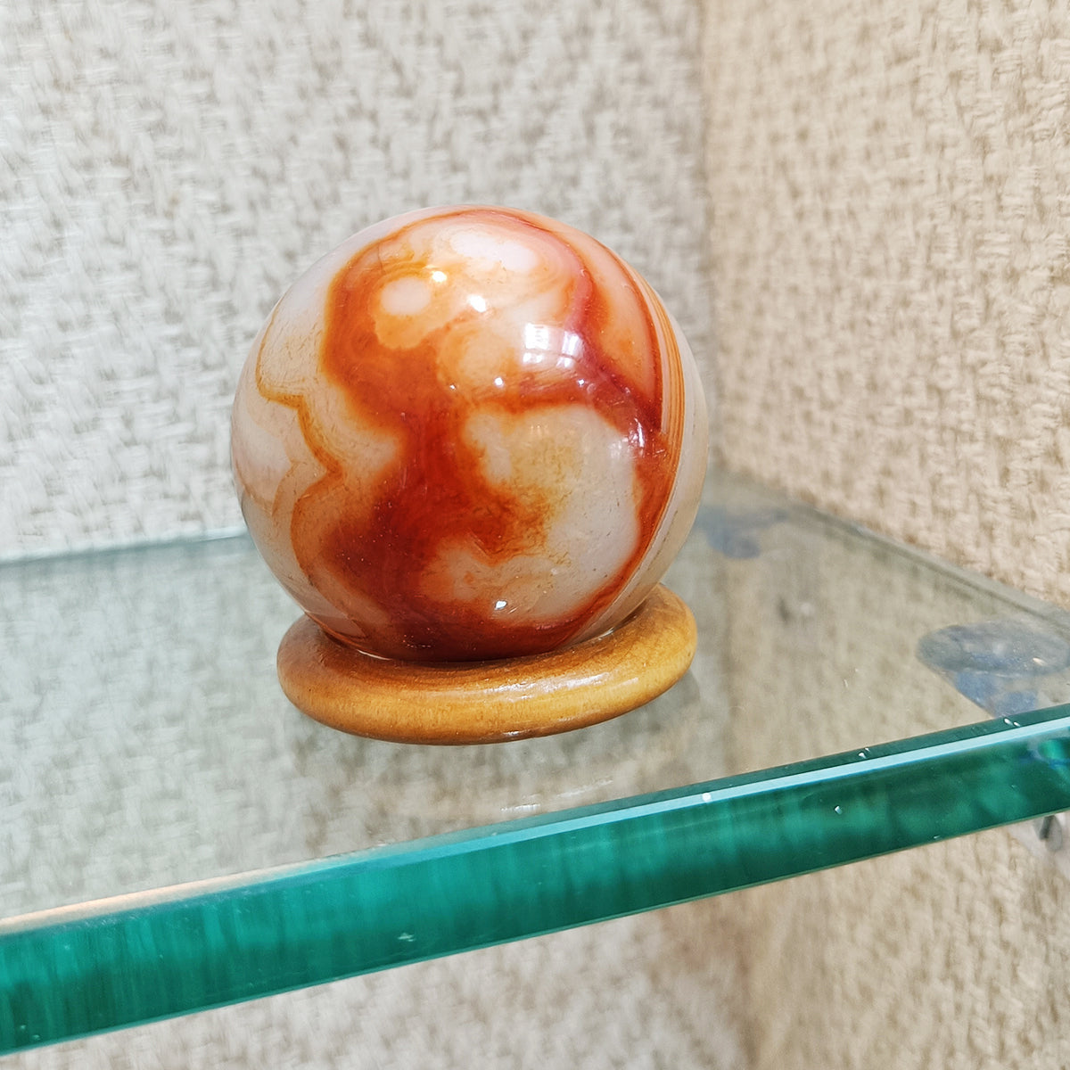 Orange Carnelian Sphere Ball