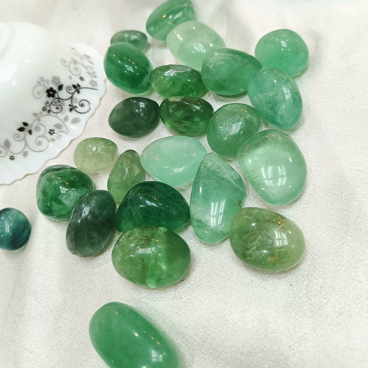 Green Fluorite Tumble