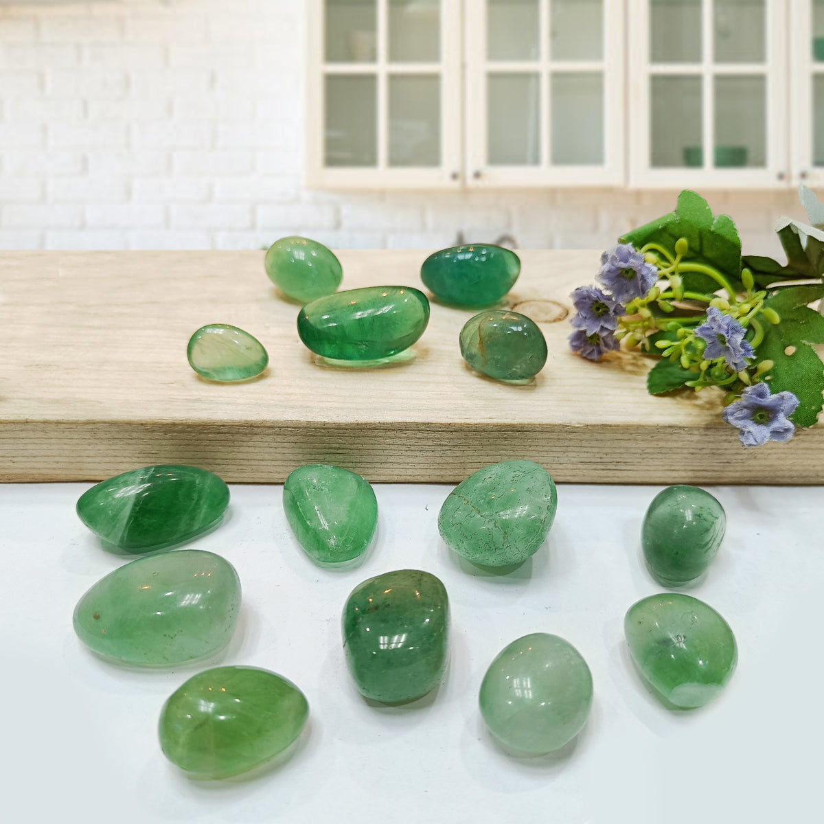 Green Fluorite Tumble