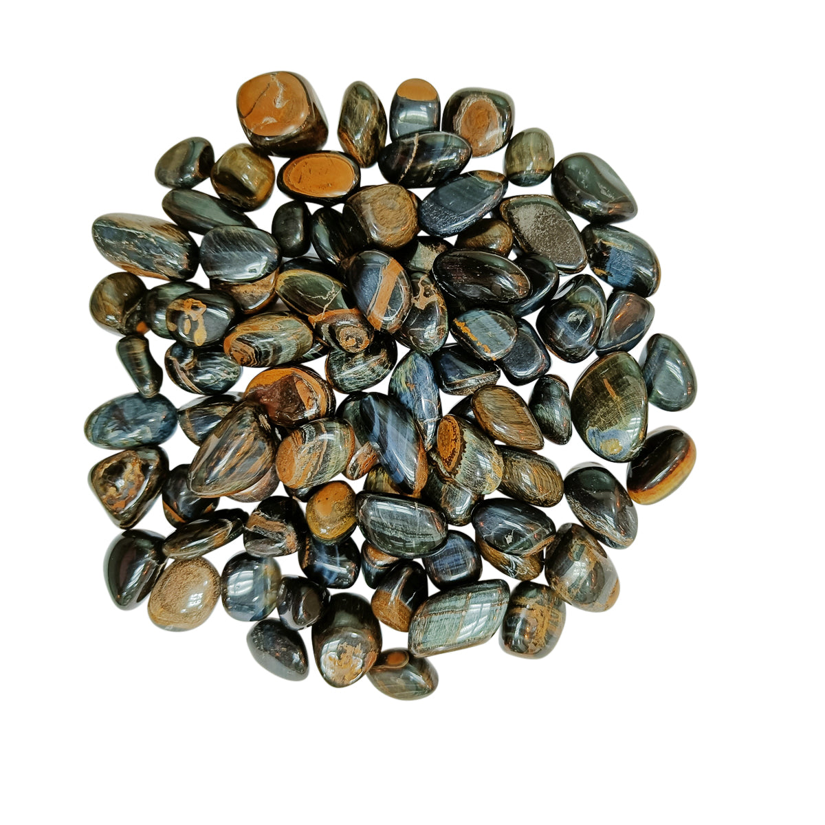 Blue Tiger Eye Tumble