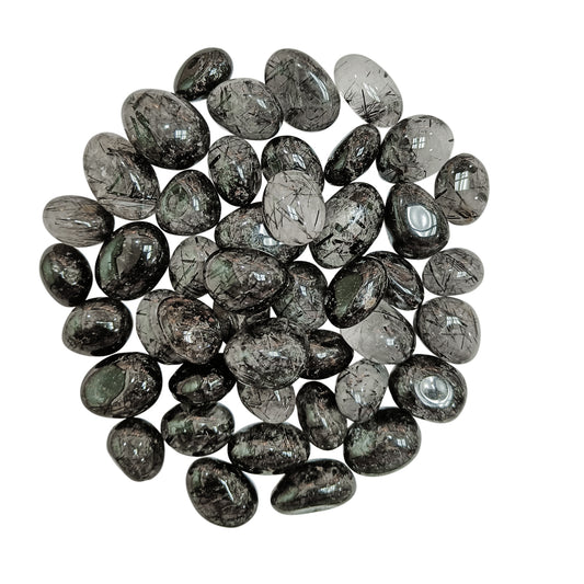 Black Rutile Tumble