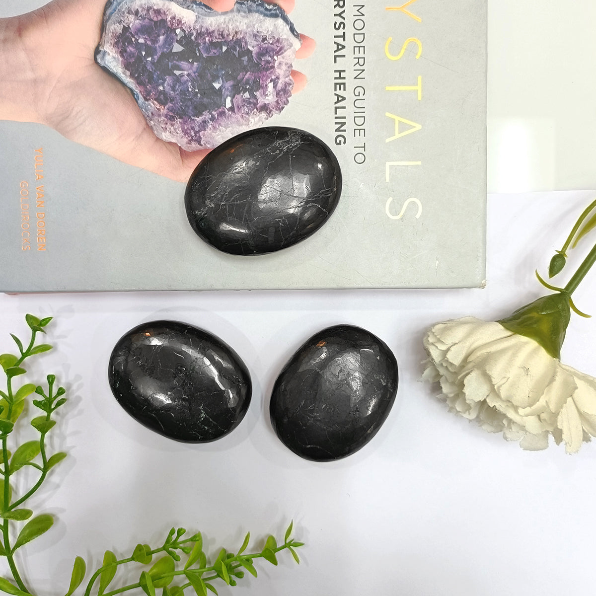 Shungite Plam Stone