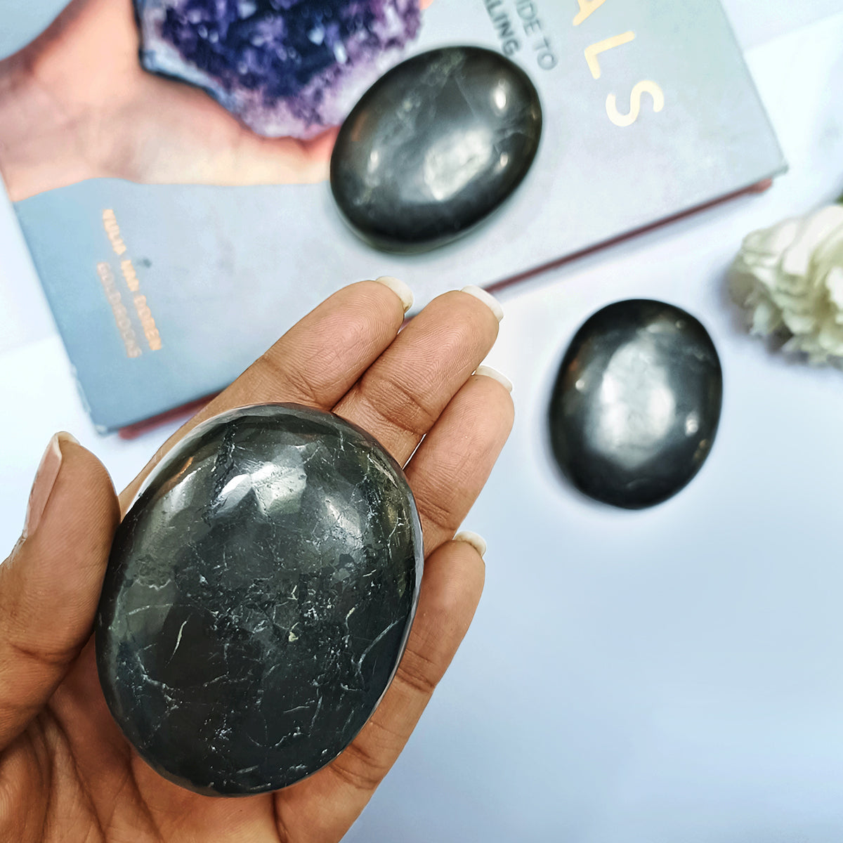 Shungite Plam Stone