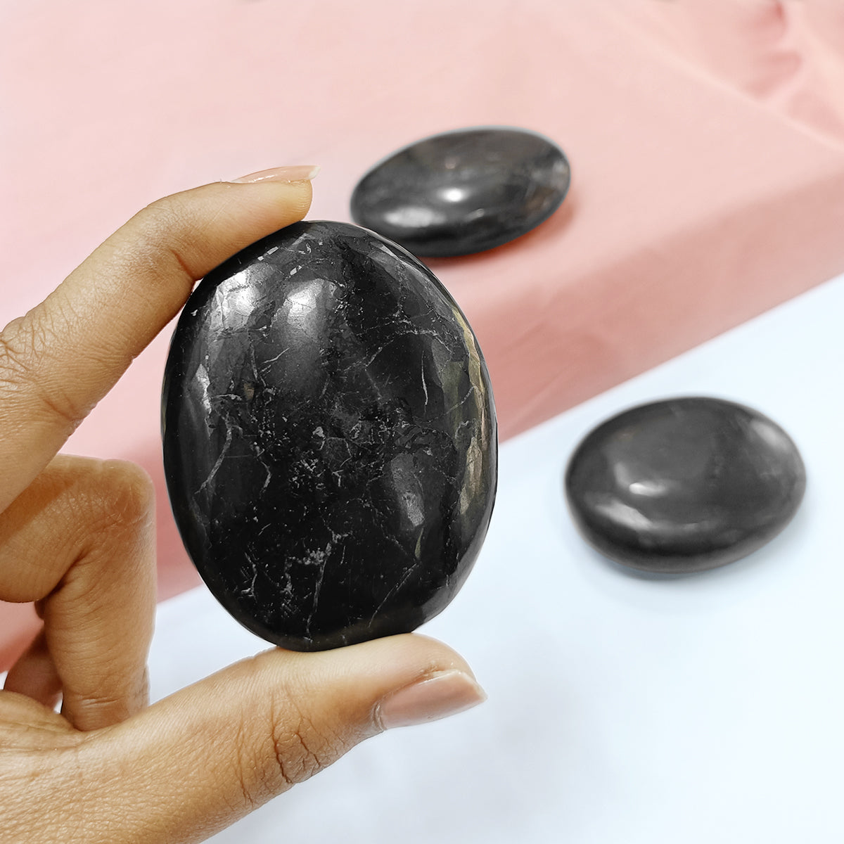 Shungite Plam Stone