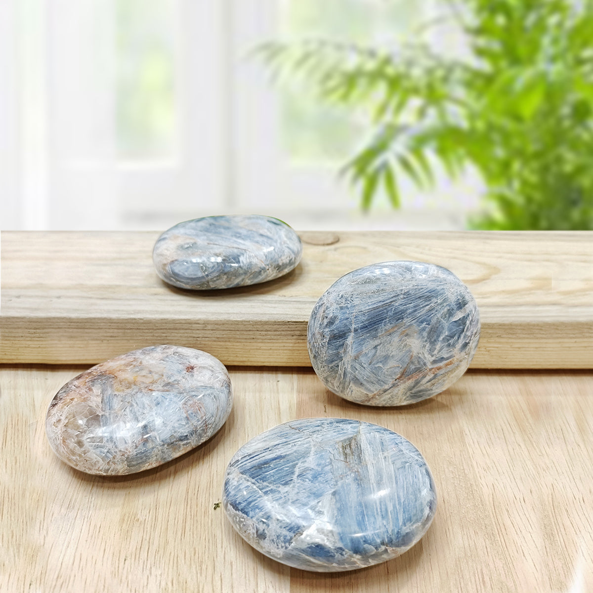 Blue Kynite Palm Stone