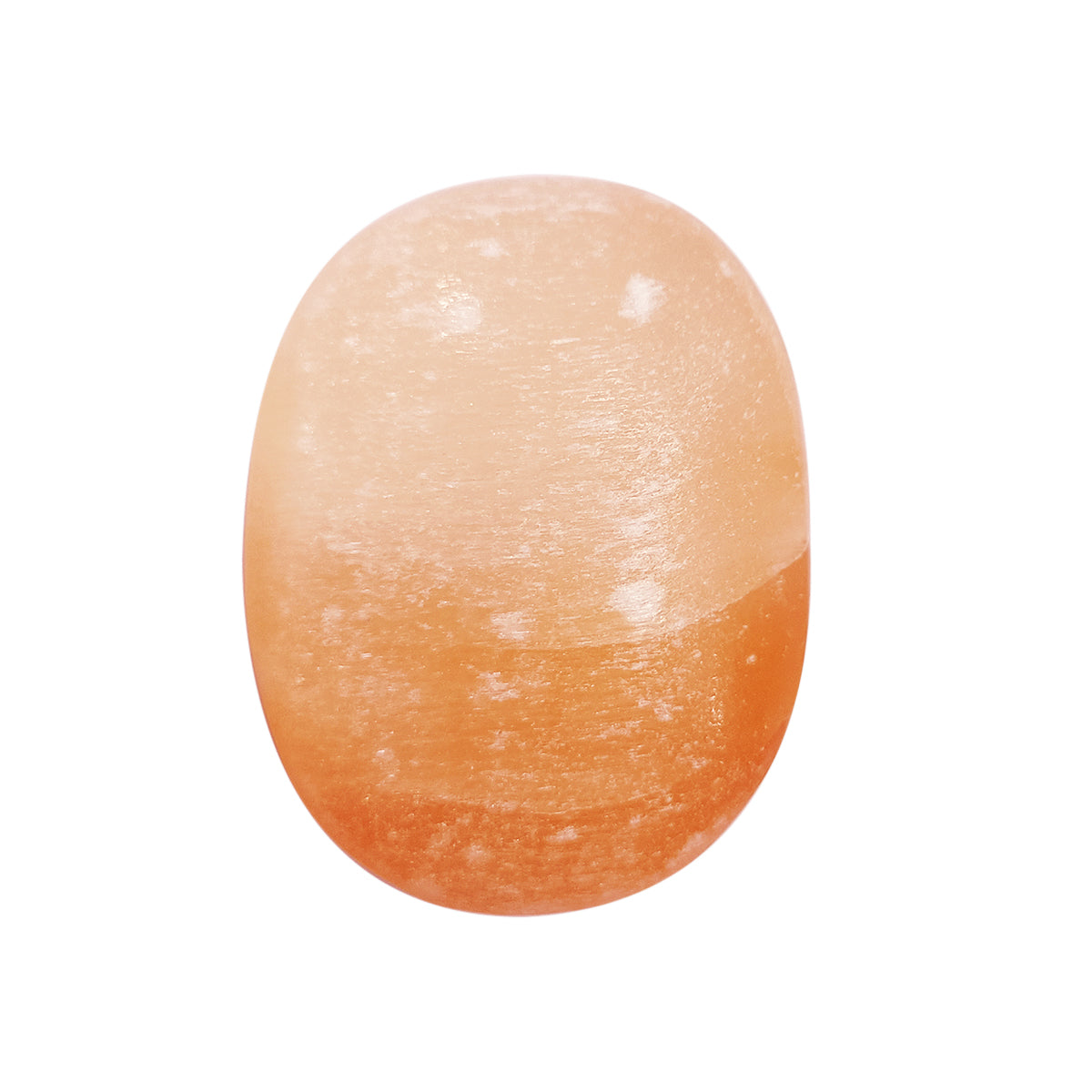 Orange Selenite Palm Stone