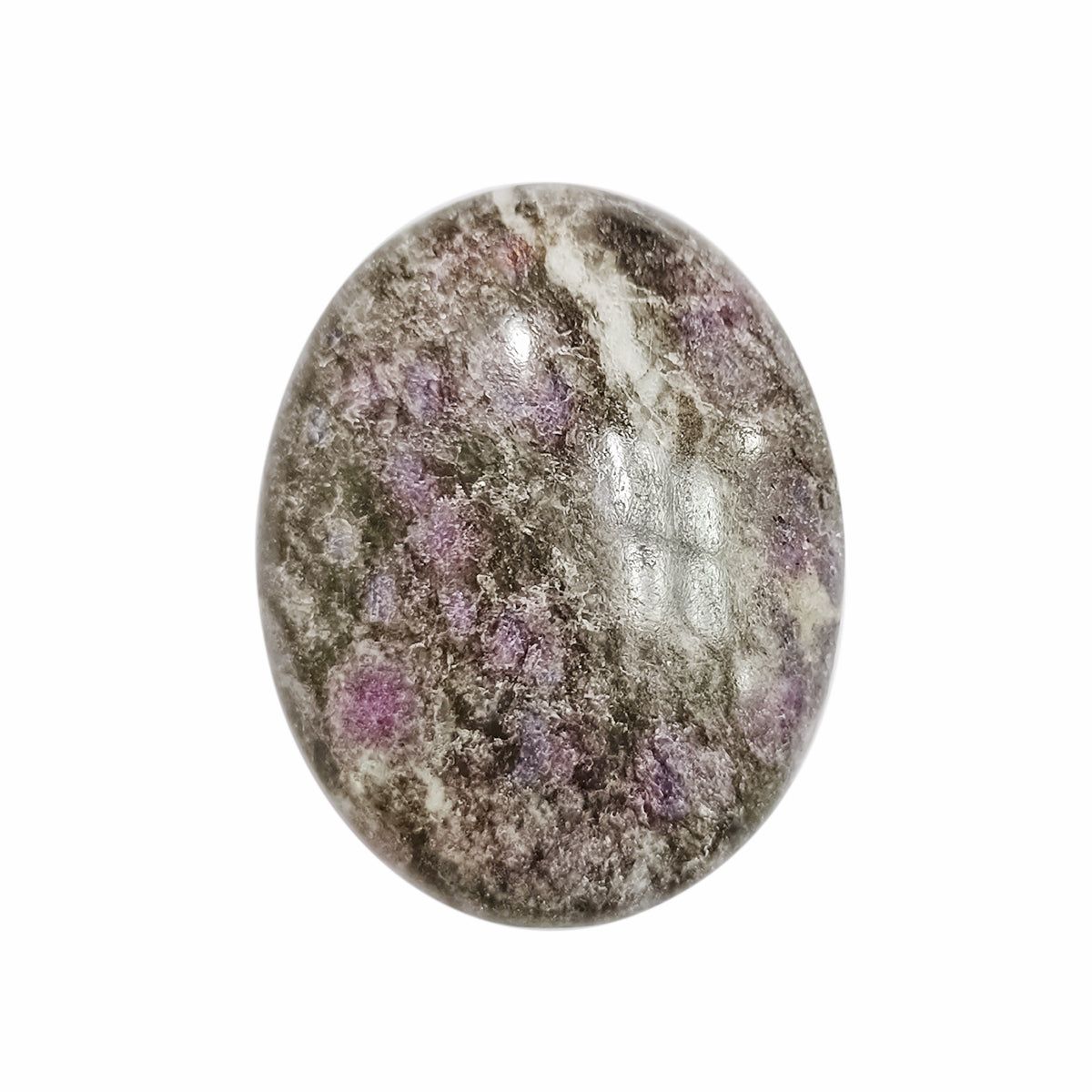 Garnet Matrix Palm Stone