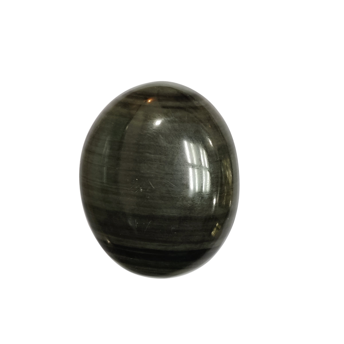 Grey Obsidian Palm Stone